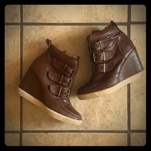 Steve Madden wedge boots
